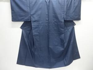 本場泥大島紬100亀甲単衣男物着物(キングサイズ)